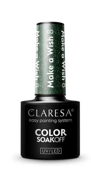Claresa lakier hybrydowy do paznokci MAKE A WISH nr 8 5 g