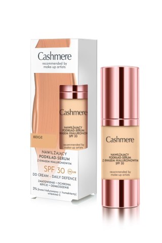 Dax Cashmere DD SPF 30 Nawilżający Podkład-Serum z Kwasem Hialuronowym Beige 30 ml
