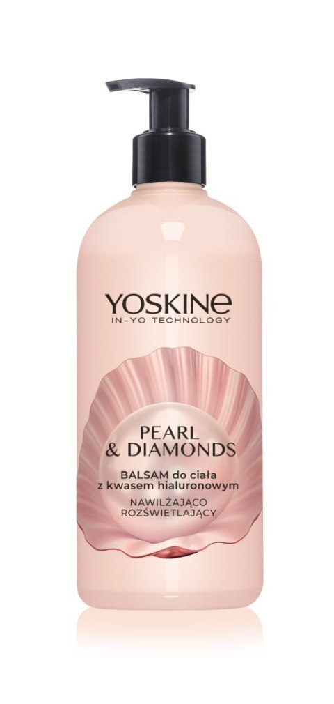 Dax Yoskine Balsam do Ciała z Kwasem Hialuronowym Nawilżająco-Rozświetlający Pearl & Diamonds 400 ml