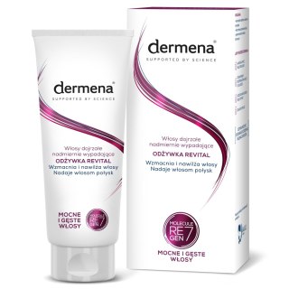 Dermena Revital nawilżająco - wzmacniająca odżywka do włosów dojrzałych, nadmiernie wypadających 200 ml