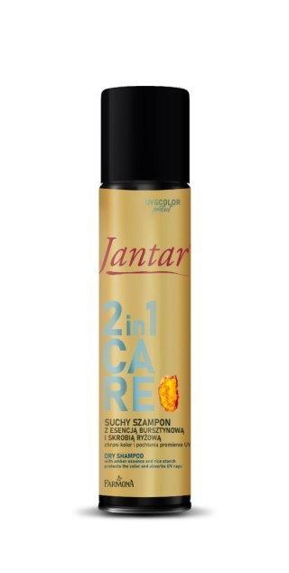 Farmona JANTAR 2in1 Care Suchy szampon do włosów z esencją bursztynową i skrobią ryżową 180 ml