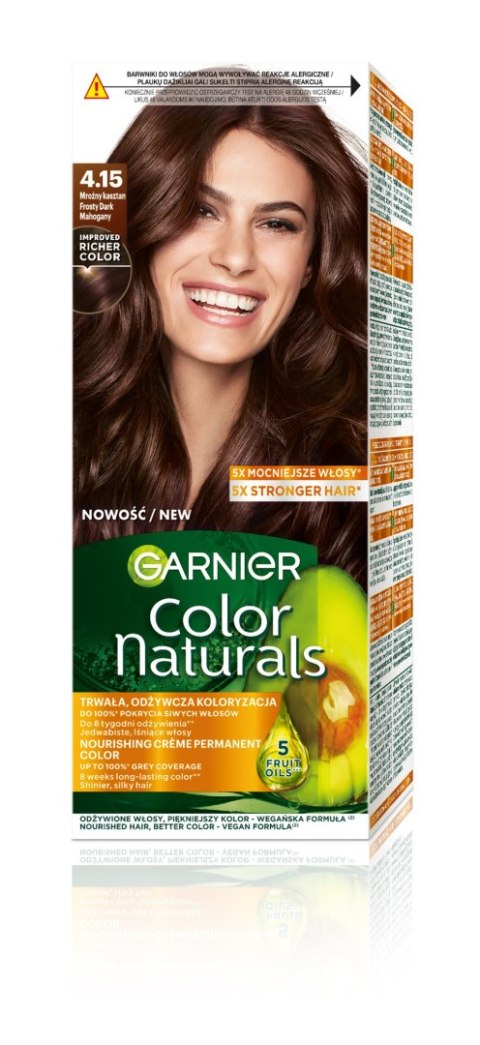Garnier Color Naturals farba nr 4.15 - Mroźny Kasztan 1 op.