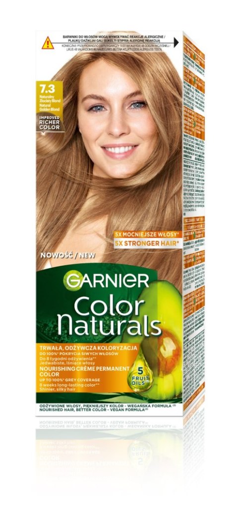 Garnier Color Naturals farba nr 7.3 - Naturalny Złocisty Blond 1 op.
