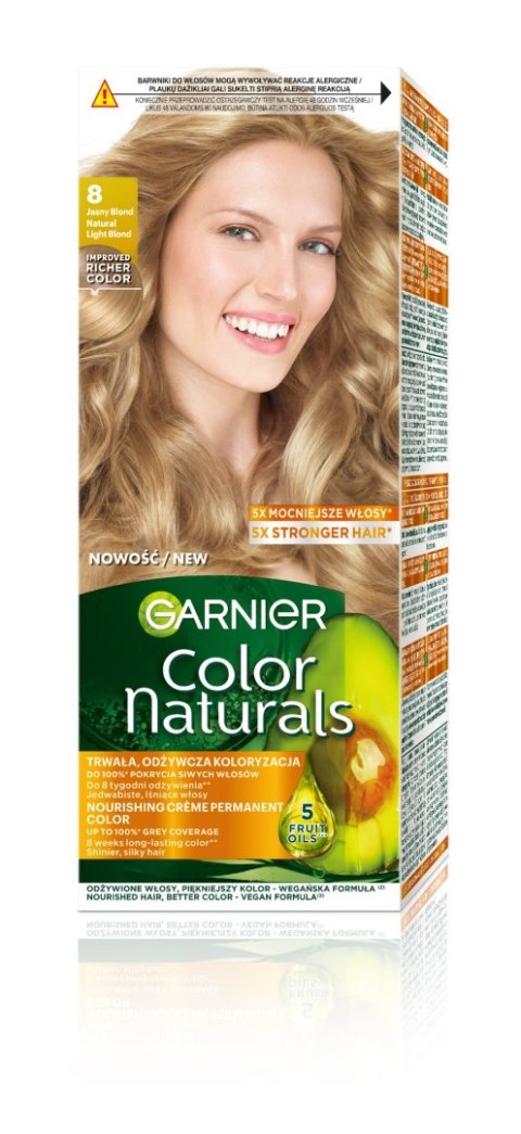 Garnier Color Naturals farba nr 8 - Jasny Blond 1 op.
