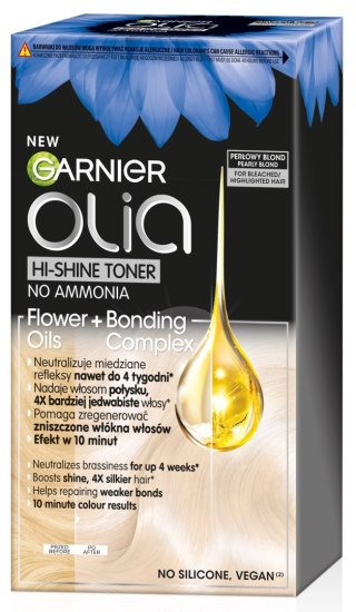Garnier Olia Hi-Shine toner do włosów blond - perłowy blond 1 op.