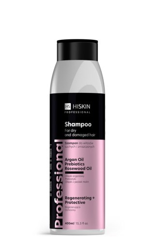 Hiskin Professional szampon do włosów suchych i zniszczonych - regenerująco-ochronny 400 ml
