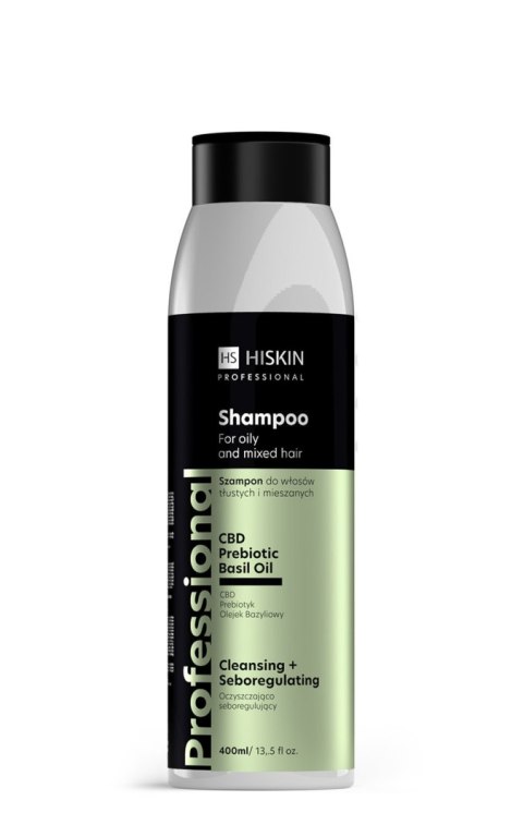 Hiskin Professional szampon do włosów tłustych i mieszanych - oczyszczająco-seboregulujący 400 ml