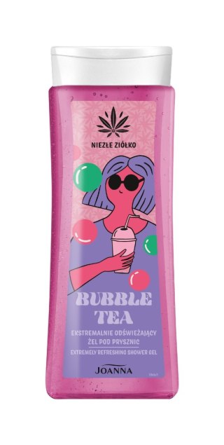 Joanna Niezłe Ziółko żel pod prysznic Bubble Tea ekstremalnie odświeżający 300 ml