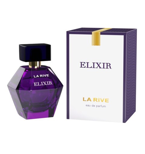 LA RIVE Elixir Woda perfumowana damska 100 ml - Zmysłowa moc ambrowo-drzewnych nut
