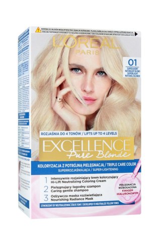 L'Oréal Paris Excellence Creme farba do włosów 01 - Superjasny naturalny blond 1 op.