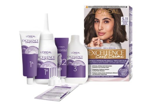 L'Oréal Paris Excellence Creme farba do włosów 5.11 Ultrapopielaty jasny brąz