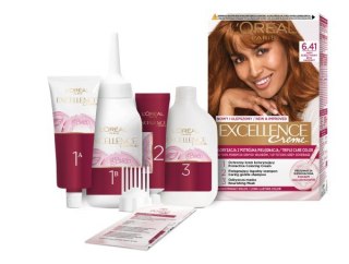 L'Oréal Paris Excellence Creme farba do włosów 6.41 Jasny bursztynowy brąz