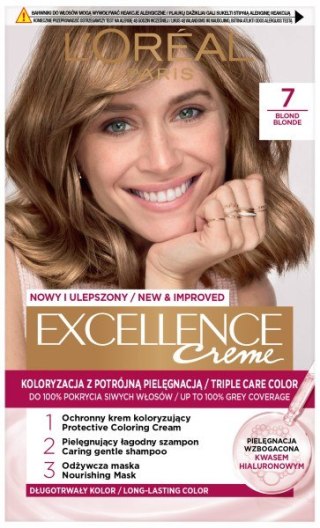 L'Oréal Paris Excellence Creme farba do włosów 7 Blond