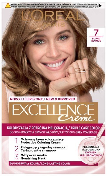 L'Oréal Paris Excellence Creme farba do włosów 7 Blond