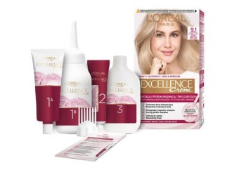 L'Oréal Paris Excellence Creme farba do włosów 9.1 Bardzo jasny blond popielaty