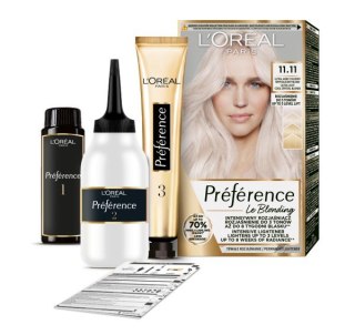 L'Oréal Paris Preference farba do włosów 11.11 - Bardzo Bardzo Jasny Chłodny Kryształowy Blond 1 op.