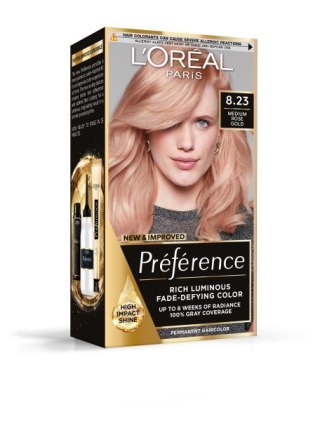 L'Oréal Paris Preference farba do włosów 8.23 - Medium Rose Gold 1 op.