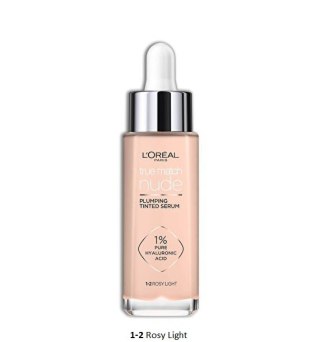 Maybelline L'Oreal True Match Nude Serum w Podkładzie Wyrównujące Koloryt 1-2 Rosy Light 30 ml