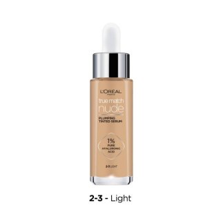 Maybelline L'Oreal True Match Nude Serum w Podkładzie Wyrównujące Koloryt 2-3 Light 30 ml
