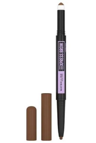 Maybelline Express Brow Satin Duo Dwustronna Kredka do Brwi nr 02 Medium Brown 1 szt