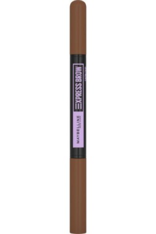Maybelline Express Brow Satin Duo Dwustronna Kredka do Brwi nr 02 Medium Brown 1 szt