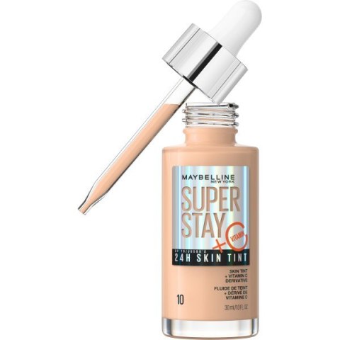 Maybelline Super Stay 24H Skin Tint Rozświetlający Podkład do Twarzy z Witaminą C nr 10 30 ml