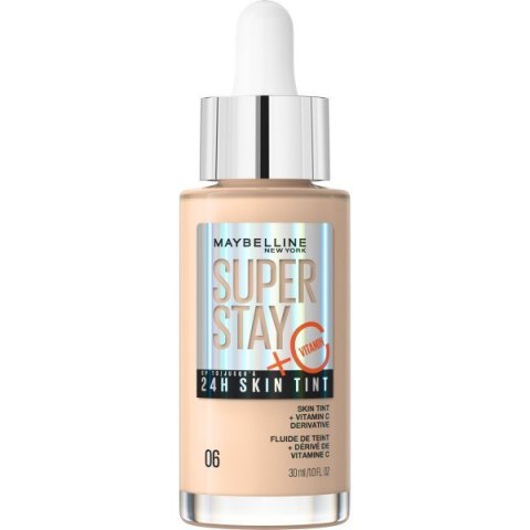 Maybelline Super Stay 24H Skin Tint Rozświetlający Podkład do Twarzy z Witaminą C nr 06 30 ml
