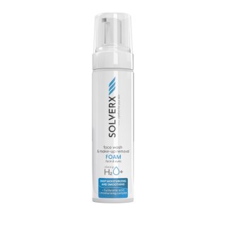 Solverx Deep H2O+ pianka do mycia i demakijażu twarzy głęboko nawilżająca - skóra sucha i odwodniona 200 ml
