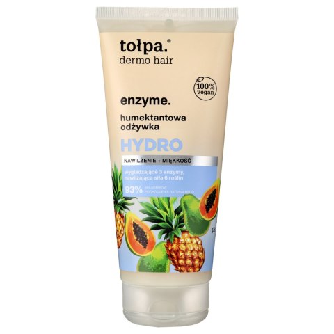 Tołpa Dermo Hair Enzyme odżywka humektantowa do włosów - nawilżenie i miękkość 200 ml