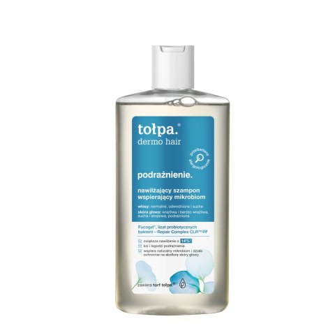 Tołpa Dermo Hair Podrażnienie szampon nawilżający wspierający mikrobiom 250 ml