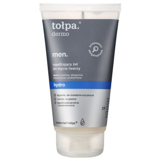 Tołpa Dermo Men żel do mycia twarzy nawilżający Hydro 150 ml