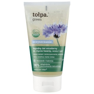 TOŁPA Green Oczyszczanie żel micelarny do mycia twarzy, oczu i ust łagodny 150 ml