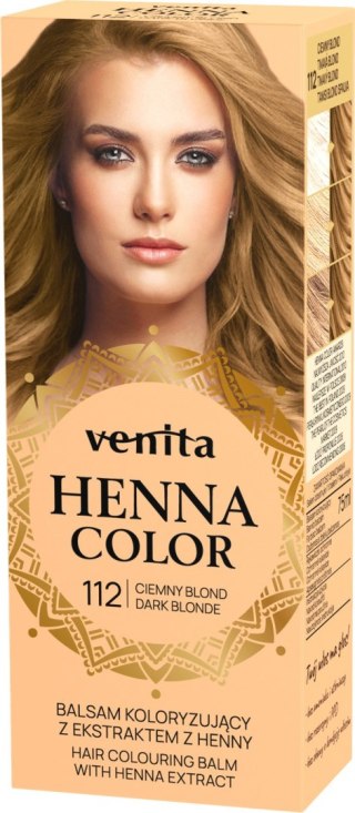 Venita HENNA COLOR balsam nr 112 ciemny blond