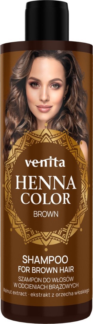 Venita Henna Color szampon do włosów w odcieniach brązowych - Brown 300 ml