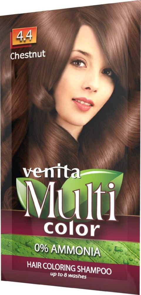 Venita Multicolor szampon koloryzujący 4.4 Chestnut 40 g