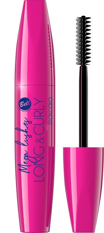 Bell Tusz do Rzęs Mega Lashes Long & Curly Czarny 10 g