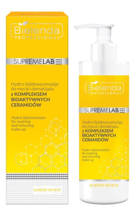 Bielenda Professional Supremelab Barrier Renew Hydro-lipidowa emulsja do mycia i demakijażu twarzy 200 ml