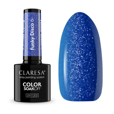 Claresa lakier hybrydowy - Funky Disco 6
