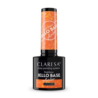 Claresa Rainbow baza hybrydowa - Jello Base Amber