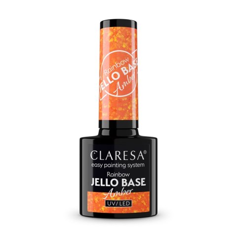 Claresa Rainbow baza hybrydowa - Jello Base Amber