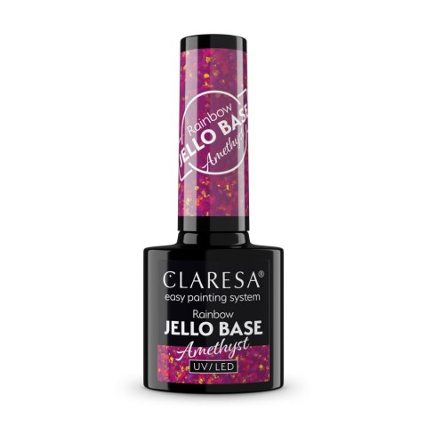 Claresa Rainbow baza hybrydowa - Jello Base Amethyst