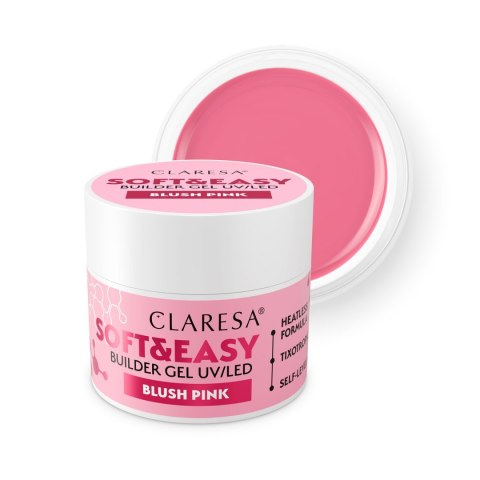 Claresa Soft&Easy żel budujący do paznokci Blush Pink 12 g