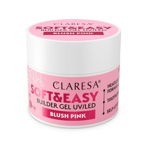 Claresa Soft&Easy żel budujący do paznokci Blush Pink 45 g