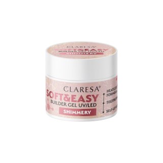 Claresa Soft&Easy żel budujący do paznokci Shimmery 45 g