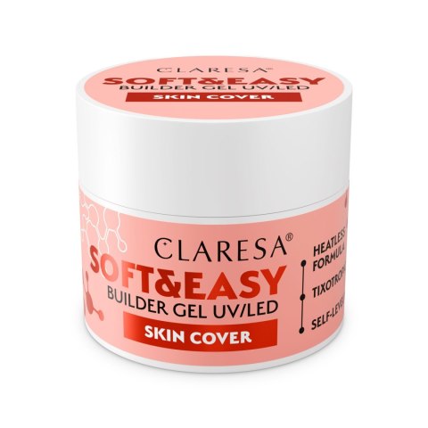 Claresa Soft&Easy żel budujący do paznokci Skin Cover 45 g