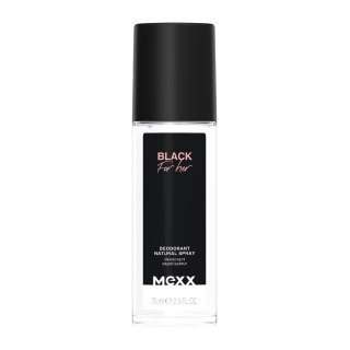 COTY Mexx Black For Her Dezodorant w Naturalnym Sprayu dla Kobiet 75 ml