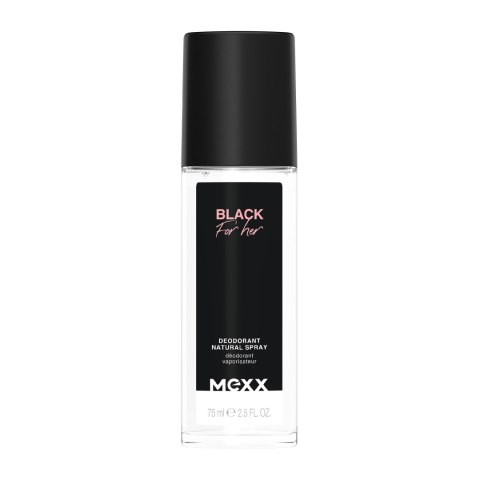 COTY Mexx Black For Her Dezodorant w Naturalnym Sprayu dla Kobiet 75 ml