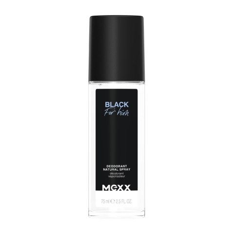 COTY Mexx Black For Him Dezodorant w Naturalnym Sprayu dla Mężczyzn 75 ml