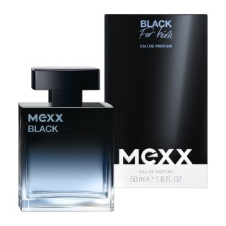 MEXX Black for Him Woda perfumowana męska 50 ml - Stylowy magnetyzm nowoczesnego mężczyzny
