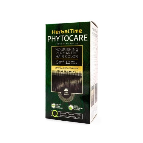 Energy of Vitamins HERBAL TIME Phytocare farba do włosów naturalna 4N Dark Brown